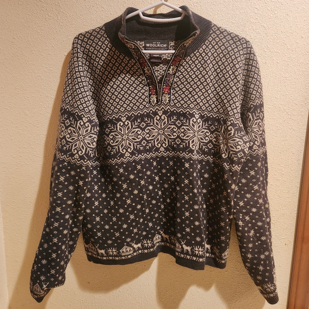 Woolrich Sweater, S, Fair Isle